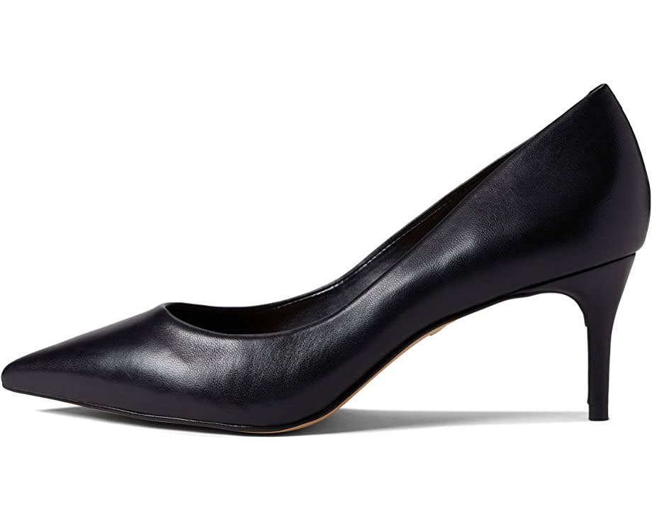 *Almost Gone* Leather Pumps Black